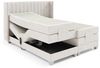 Boxspringbett Elektrisch Bett MAGNUS 200x200cm in Stoff Salvador Beige Bild 3