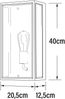 KONSTSMIDE 7349-758 Aussenwandleuchte Carpi groß E27 messing schwarz IP44 Bild 3