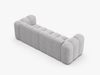 Micadoni Sofa Lupine 3-Sitzer Boucle Baloo Hellgrau Bild 3