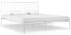 vidaXL Bett Weiß Metall 200x200 cm [325028] Bild 2