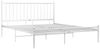 vidaXL Bett Weiß Metall 200x200 cm [325028] Bild 3