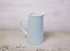Krug Wasserkrug Steinzeug blau 1 Liter Landhausstil Bild 1