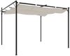 vidaXL Pergola mit Schiebedach Creme 295x292x230 cm 360114 Bild 5