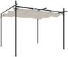vidaXL Pergola mit Schiebedach Creme 295x292x230 cm 360114 Bild 2
