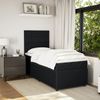 vidaXL Boxspringbett mit Matratze Schwarz 80x200 cm Samt 3292192 Bild 3