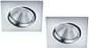 LED Einbaustrahler Decke 2er Set eckig schwenkbar dimmbar Chrom glänzend 5,5W Bild 2
