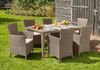 Dmora Outdoor-Sessel Steinbach, Gartensessel, Loungesessel für außen, Bequemer Stuhl für den Garten, 62x60 h89 cm, Taube Bild 2