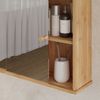 Badspiegelschrank Mireo Bambus 55 x 40 cm mit 2 Schiebetüren Vicco Bild 4