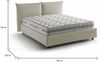 Dmora Arcole Doppelbett, Bettkasten mit Stoffbezug, 100 % Made in Italy, Öffnung vorne, inklusive Matratze 160 x 200 cm, Beige Bild 3