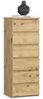 Home Collective Kommode 40 cm breit Holz Highboard Sideboard für Flur Schlafzimmer Wohnzimmer (Mehrzweckschrank Schrank schmal Kommode Schlafzimmer mit Schubladen), Kinderzimmer Organizer, 109 cm hoch mit 6 Schubladen Artisan Eiche Bild 4