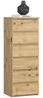 Home Collective Kommode 40 cm breit Holz Highboard Sideboard für Flur Schlafzimmer Wohnzimmer (Mehrzweckschrank Schrank schmal Kommode Schlafzimmer mit Schubladen), Kinderzimmer Organizer, 109 cm hoch mit 6 Schubladen Artisan Eiche Bild 5