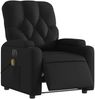 vidaXL Massagesessel Elektrisch Schwarz Kunstleder 3204765 Bild 3
