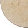 vidaXL Tischplatte Creme Ø50x2,5 cm Marmor 149192 Bild 5