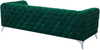 3-Sitzer Sofa Samtstoff grün SOTRA Bild 5
