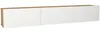 Vente-unique - VIKILA TV Möbel Holz, Platte BeigeWeiß - B 29,5 cm x H 29,5 cm x L 180 cm Bild 2