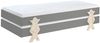 Stapelbett (2er Set) Karlene 204x94x48 MDF Grau Bild 2
