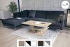 Mazzoni Couchtisch Cliff Sonoma Eiche Tisch Wohnzimmertisch 110x60x45cm mit Ablagefläche Bild 3