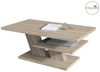 Mazzoni Couchtisch Cliff Sonoma Eiche Tisch Wohnzimmertisch 110x60x45cm mit Ablagefläche Bild 4
