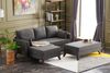 Eckschlafsofa, 'Bella', 85 x 81 x 205, Anthrazit Bild 2