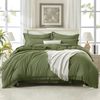 ibettertec Bettwäsche Boho Quasten Bettwäsche-Sets 135x200 200x200, für alle Jahreszeiten, Quasten, 3 teilig, 100% Mikrofaser Bild 3