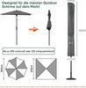 ekey Premium Schutzhülle für 300 cm Sonnenschirm | Mit Montagestab & Reißverschluss (175×30,5/36,5 cm) – Wasserdicht, UV 50+ Bild 2