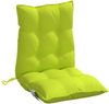 vidaXL Niedriglehner-Auflagen 4 Stk. Knallgrün Oxford-Gewebe 377705 Bild 5