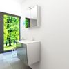 Badmöbel Set Gently 1 V1 Weiß/Grau MDF Waschtisch 60cm mit 1x5W LED / 1x Energiebox Bild 4