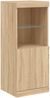 vidaXL Sideboard mit LED-Leuchten Sonoma-Eiche 41x37x100 cm 836688 Bild 5