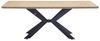 HOME DELUXE Essgruppe Eckig AVENCIA inkl. Sternfuß - 200 x 120 cm Fishbone Oak 4 Stühle Creme Bild 5