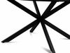 Couchtisch >Paul< runde Form, in Esche Dekor schwarz, Metall + MDF - 45x80cm (HxD) Bild 3