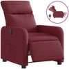 vidaXL Relaxsessel Elektrisch Weinrot Stoff 3206684 Bild 2