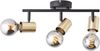 Brilliant AG Leuchten 99715-72 Kerry Spotrohr 3-flammig schwarz messing Bild 3