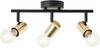 Brilliant AG Leuchten 99715-72 Kerry Spotrohr 3-flammig schwarz messing Bild 5