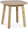 IDIMEX Beistelltisch SURIN, Gartentisch 50x50 cm aus massivem Akazienholz mit Lamellenoptik Natur Bild 2