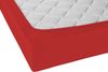 biberna Jersey-Elastic-Spannbetttuch , rot, 1 x 120 x 200 cm - 130x220 cm Bild 2