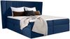 99rooms Orlando Boxspringbett 180x200 cm Velours MONOLITH Dunkelblau Bild 2