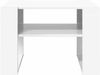 vidaXL Couchtisch mit Speicher Weiß 66 x 53 x 45 cm Holzwerkstoff 8000100 Bild 5