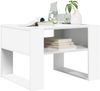 vidaXL Couchtisch mit Speicher Weiß 66 x 53 x 45 cm Holzwerkstoff 8000100 Bild 3