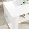 vidaXL Couchtisch mit Speicher Weiß 66 x 53 x 45 cm Holzwerkstoff 8000100 Bild 4