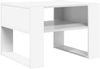 vidaXL Couchtisch mit Speicher Weiß 66 x 53 x 45 cm Holzwerkstoff 8000100 Bild 2