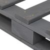 vidaXL Palettenbett Grau Massivholz Kiefer 160×200 cm [285252] Bild 5