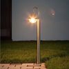 Lindby Außen-Stehlampe Damion, Edelstahl Alu IP44, 1 x 60 W Bild 3