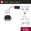 Paulmann No. 93382 LED Einbauleuchte Gil 6W IP44 2700K Schwarz Eisen 3-Stufen dimmbar Bild 2