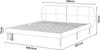 Polsterbett Porvoo mit Matratze Samt 160x200 cm Beige [en. casa] Bild 3