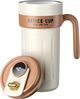 EXTSUD Thermobecher 650ml Kaffeebecher, Digitalanzeige Thermobecher, Edelstahl, 316 Edelstahl Trinkbecher auslaufsicher mit Deckel und Griff Bild 5