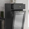 Midischrank Malte Grau 40 x 96 cm mit Schublade Vicco Bild 4