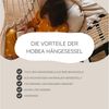 HOBEA-Germany Hängesessel Hängesessel hellgrau XXL (ohne Aufhängung) Ohne Innenkissen (Hängesessel mit Kissenhüllen), Inkusive Kissenhüllen Bild 2
