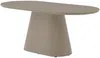 Vente-unique - VALIANA Esstisch Holz, Platte SchokoladenbraunBeige - B 90 cm x H 76 cm x L 180 cm Bild 3