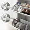 Schuhschrank, 80/23/131 cm, Schuhkipper, Schuhregal mit Schubladen und 3 Klappen, schmal Bild 5