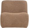 Sessel Nomu - Chenille-Stoff Hellbraun Bild 3